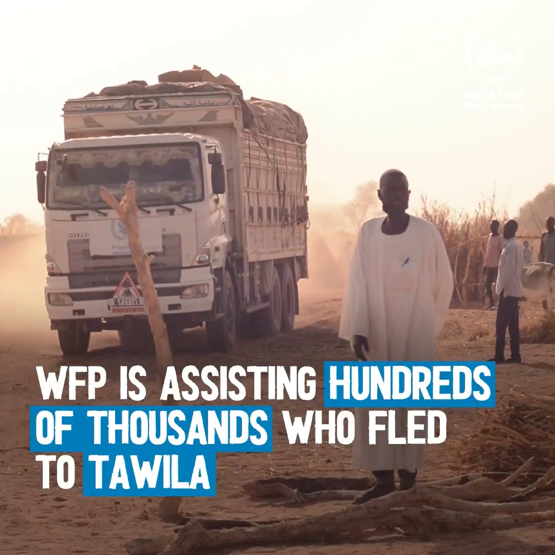 Over 400,000 people have fled to Tawila, #Sudan, seeking safety. Many have arrived with little or nothing. WFP Sudan is delivering emergency food and nutrition assistance. More aid is on the way. We need sustained and predictable access to turn the tide of #famine.