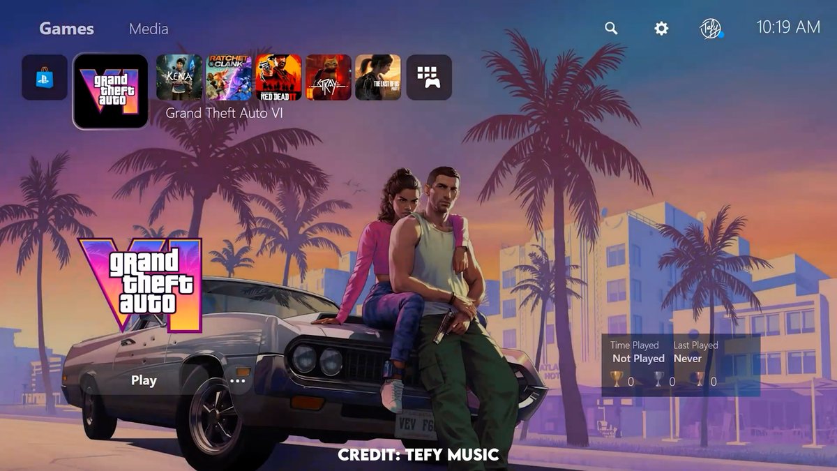 One year until the launch of GTA 6!