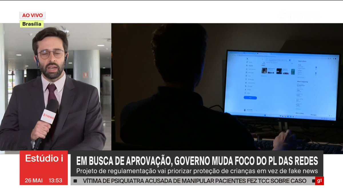 Governo Lula acerta últimos detalhes do projeto de lei que fixa regras para as redes sociais. Foco vai ser a proteção de crianças e adolescentes. ➡ Assista à #GloboNews: #Estúdioi