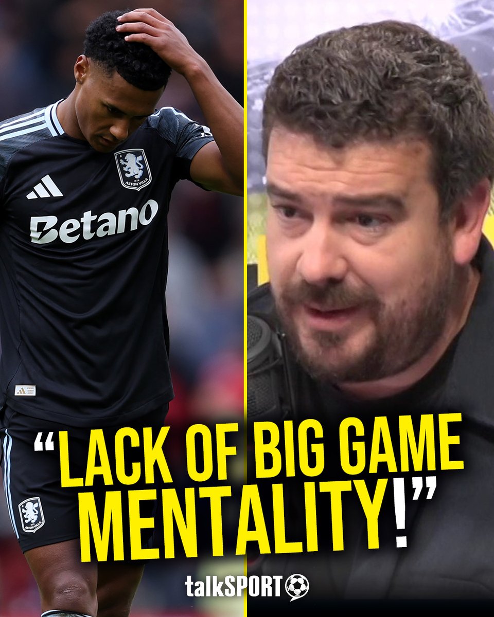 🤦♂️ "Aston Villa choked!" 😬 "Maybe there's a lack of big game mentality..." Alex Crook insists #AVFC cannot blame their failure to qualify for the UCL on a disallowed goal at #MUFC! ❌
