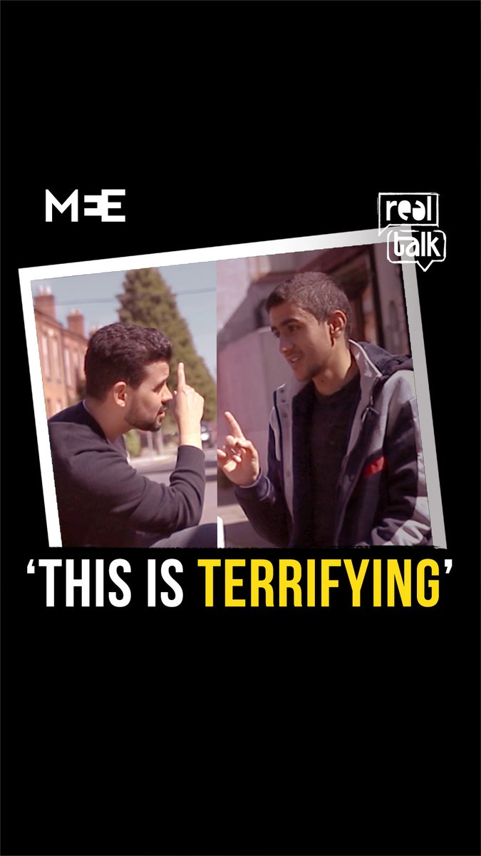 ‘I saw it bombing us in Gaza’ Watch this moment during our interview with Abubaker Abed, when the sound of a helicopter stopped us mid-conversation, triggering a raw reaction from the Palestinian journalist who recently fled Gaza for Ireland. Full ➡: