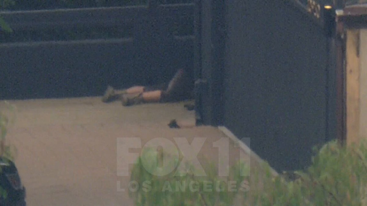UPDATE #Pursuit ends with suspect taken into custody after tossing a rifle out, taken to hospital, conscious and talking with medics and officers FOX 11 Los Angeles