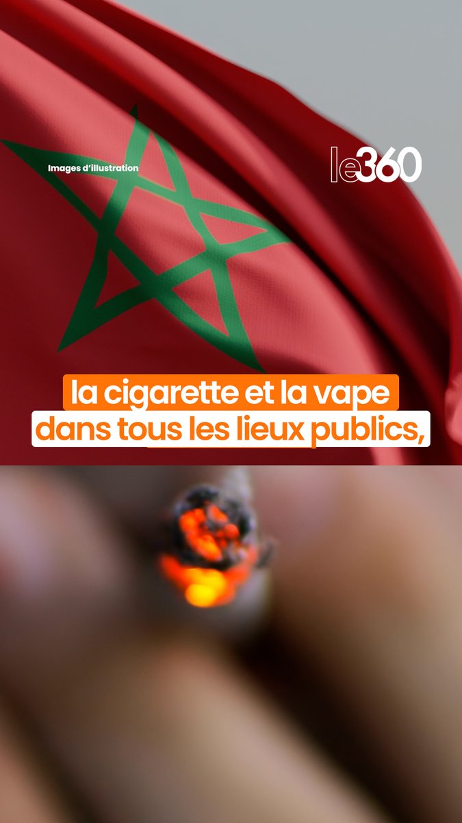 🇲🇦🚭 Au Maroc, une loi pourrait bientôt interdire cigarette et vape dans tous les lieux publics, y compris en plein air. Amendes pouvant atteindre 10 000 dirhams, colère des cafés, citoyens divisés… le débat est lancé.