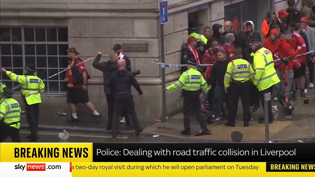 BREAKING: An incident has been reported in Liverpool where a celebration parade was taking place