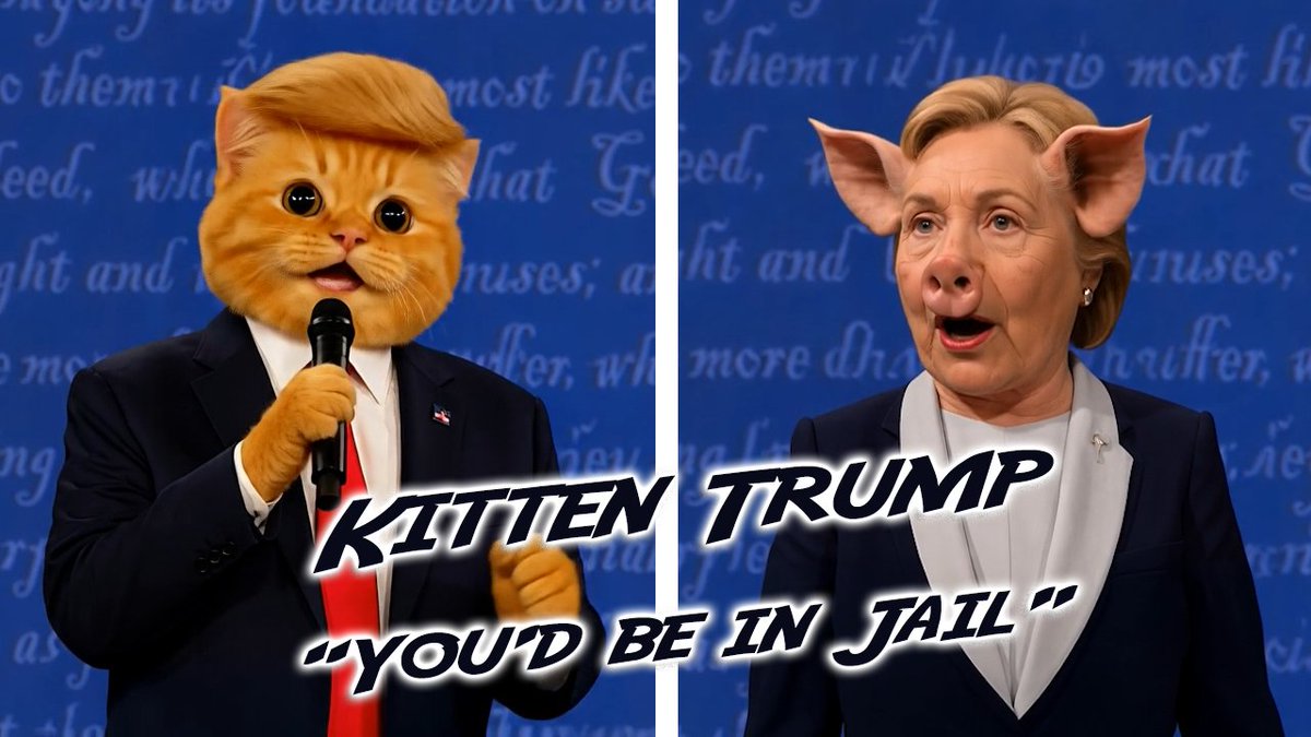 Kitten Trump: "You'd be in jail..."