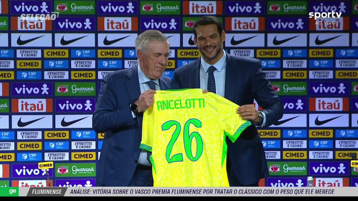 HABEMUS TÉCNICO! 🇧🇷🇧🇷🇧🇷 Ancelotti oficialmente com a Amarelinha!