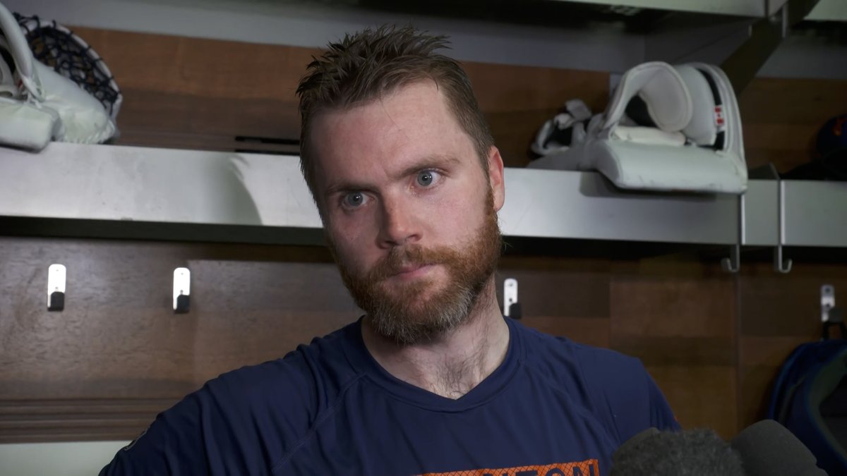 "He's been awesome, but it's no surprise to me, he always bounces back... Very impressive for a guy of his age. The mental hurdles, the adversity he's gone through, it's crazy in his first few years." Calvin Pickard on Stuart Skinner's recent play. Enterprise | #LetsGoOilers