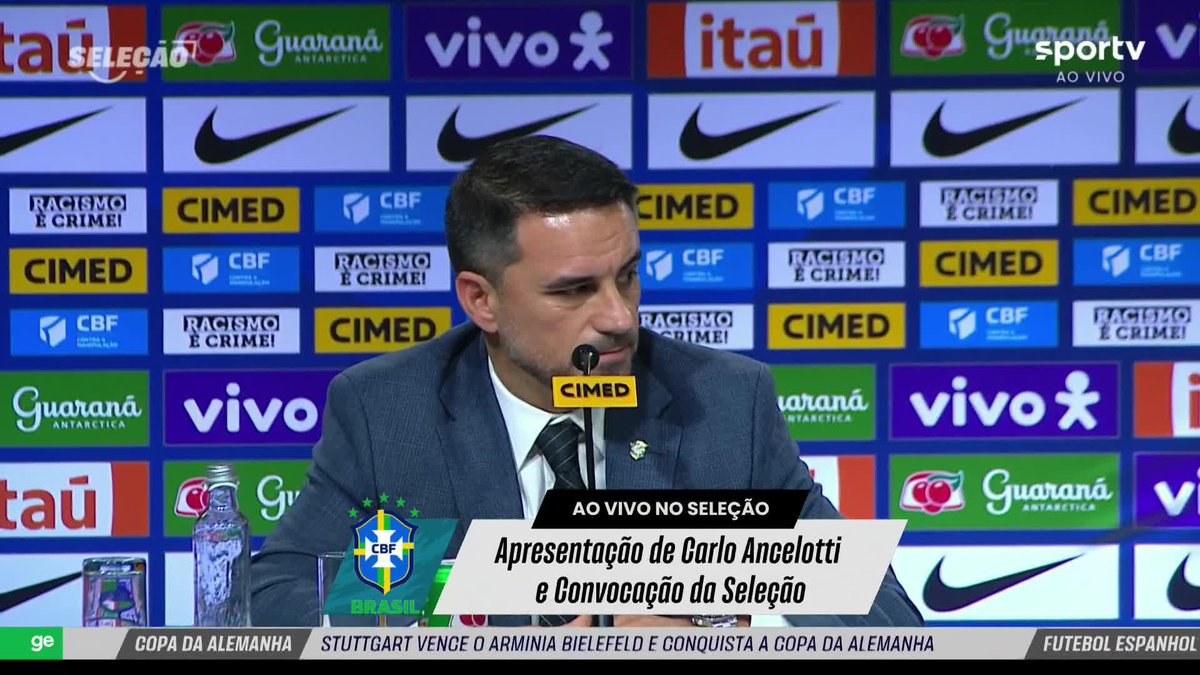 Eis a primeira convocação de Carlo Ancelotti na Seleção! Curtiu a lista, torcedor?