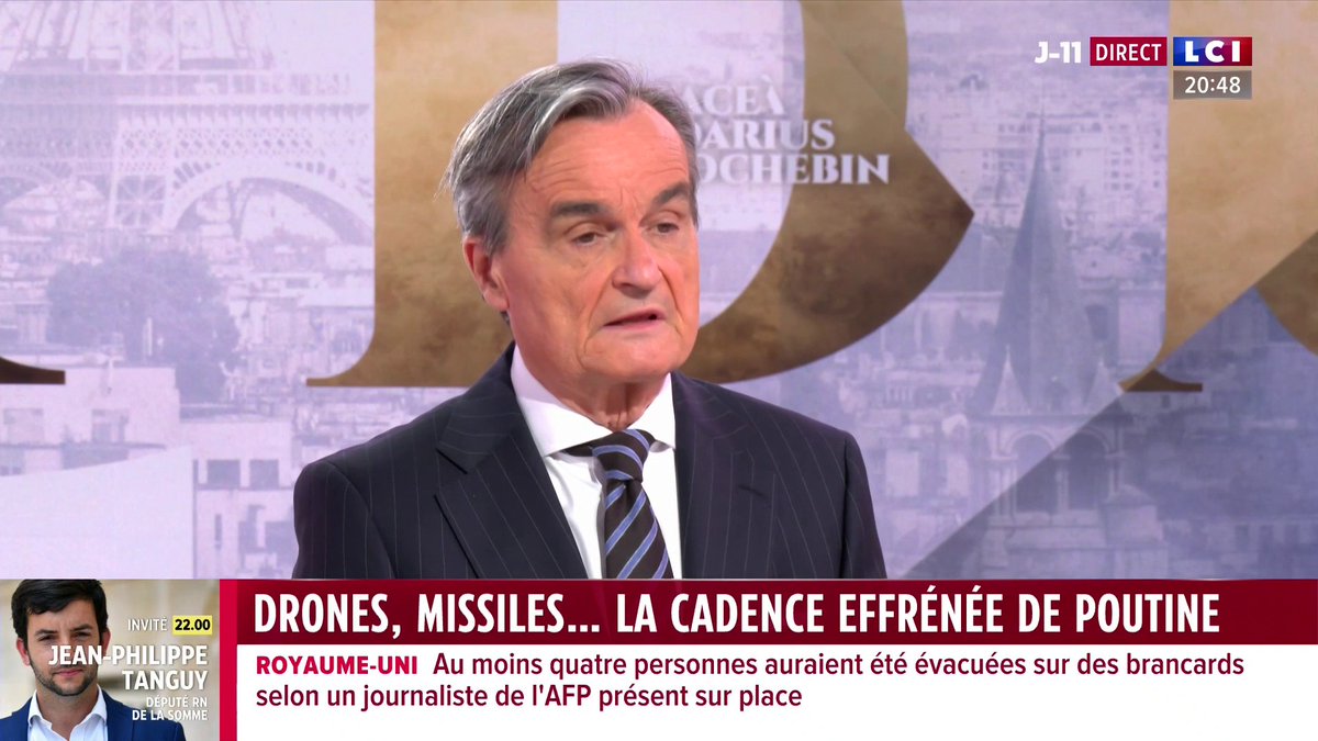 Guerre en Ukraine : "Les Européens ne veulent pas parler de négociations", déclare Gérard Araud ▶️ Face à Darius Rochebin