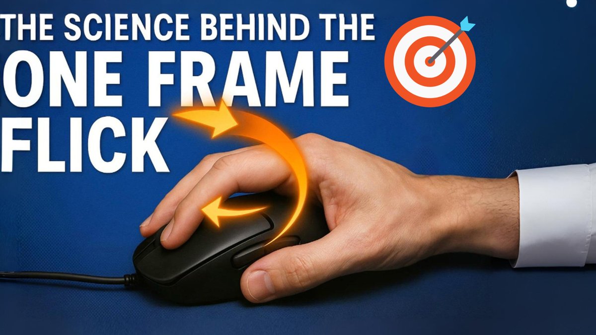 The Science Behind One Frame Flicks 🎯 Watch Team EXE's first ever Aim Tutorial. Now published on our YouTube channel.