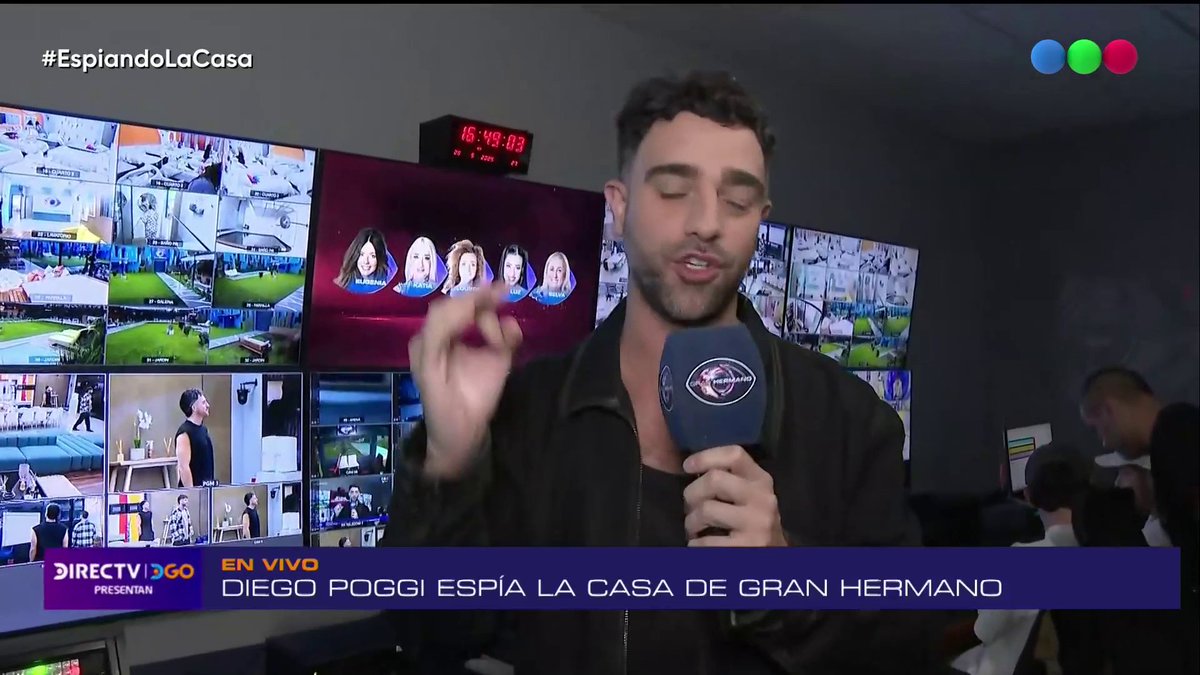 📺 Prendete a #EspiandoLaCasa con @poggi 💪🏻 Empezamos la semana espiando a los jugadores en la previa de la gala de eliminación💣¿Qué jugadora será eliminada?😱 🔥 ¡Sumate por Telefe!