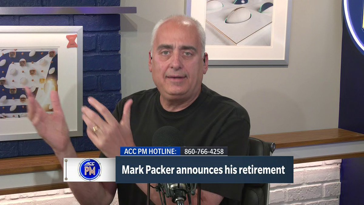 Mark Packer announces his retirement. Thanks for everything, Pack 👏