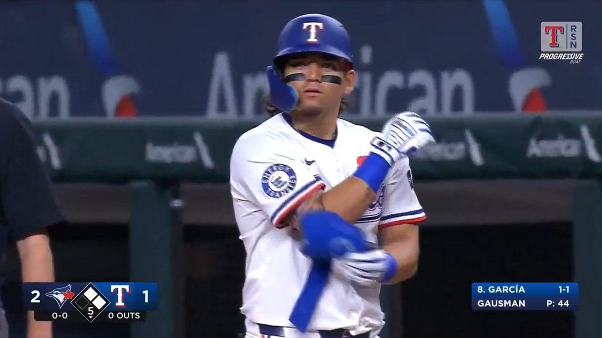 First MLB hit for Alejandro Osuna! #AllForTX
