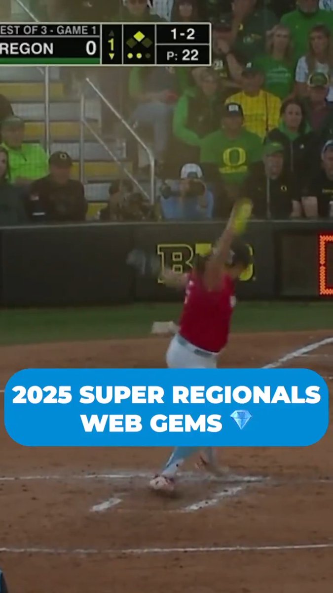 These plays were SUPER 👏 Relive all the top web gems from this year's super regionals. #RoadToWCWS