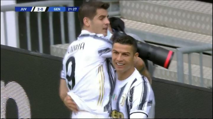 Essa assistência do Cristiano. 🥶