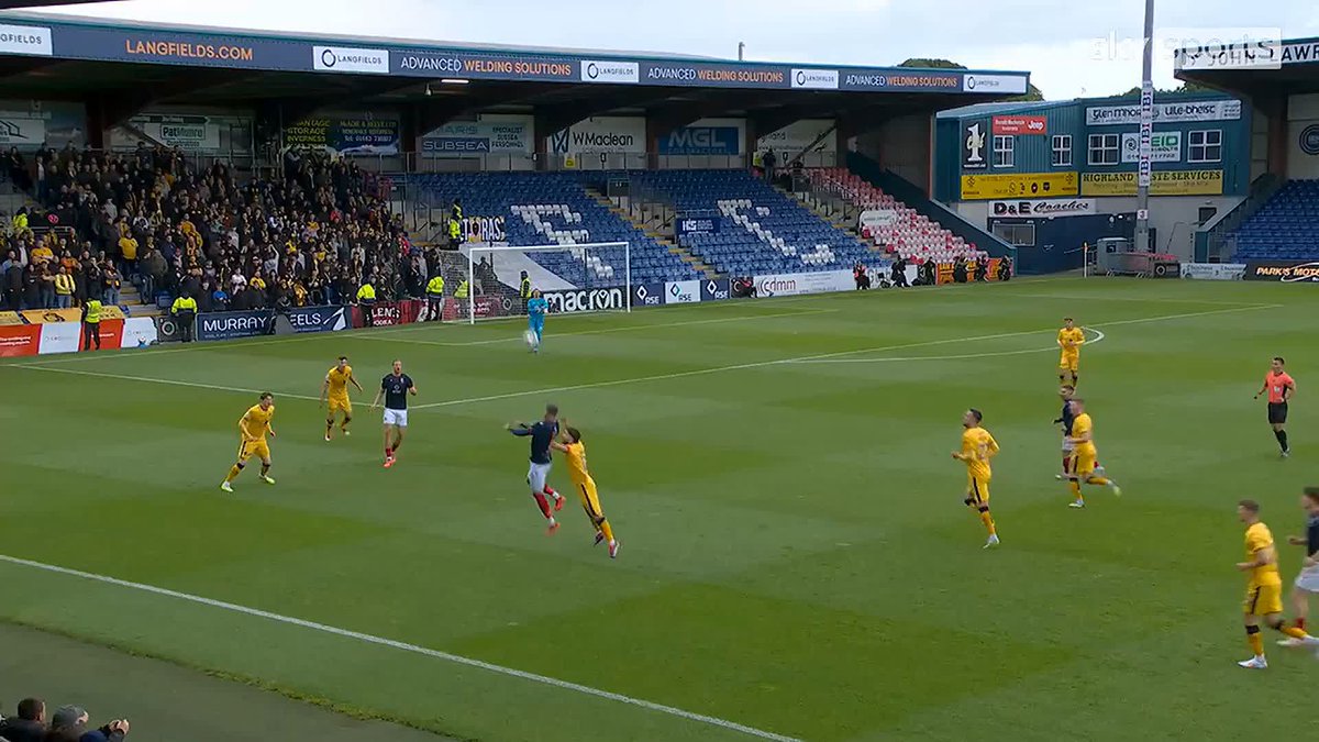 🤩 A Robbie Muirhead STUNNER helped Livingston come from two goals down to beat Ross County and secure their place back in the Premiership ⤵️