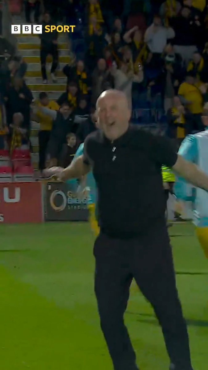 Tete Yengi sealing Livingston's promotion back to the Scottish Premiership! 🆙⚽️ #BBCFootball