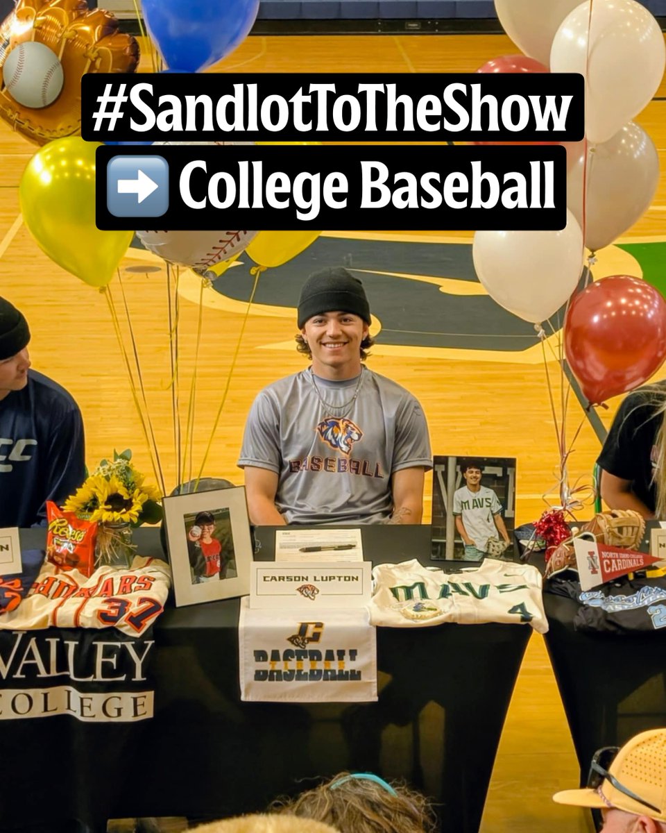 6 years ago, Mark DeRosa gave some tips to a young ballplayer on #SandlotToTheShow. As of this week, that same kid is on to college baseball! Congrats, Carson!