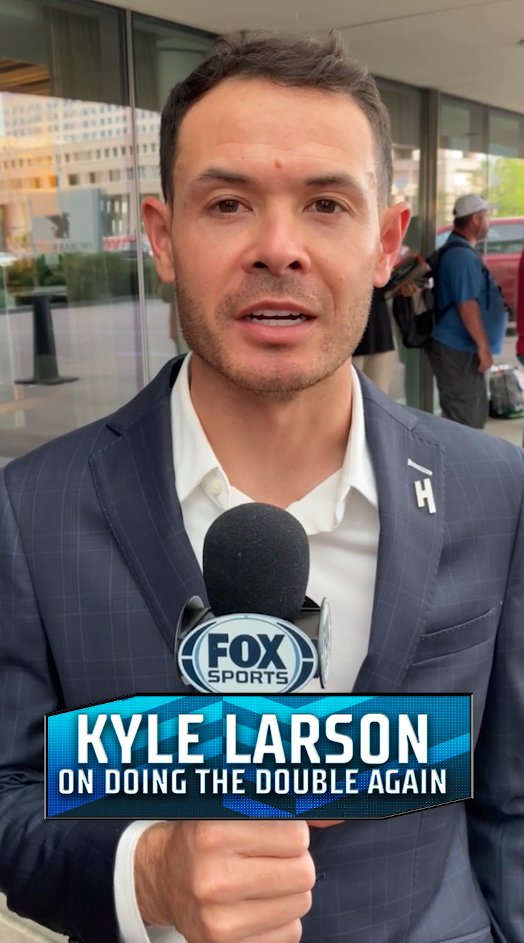 Kyle Larson isn't sure if he'll try the double again, but says he definitely wants to run another #Indy500. #INDYCAR #NASCAR
