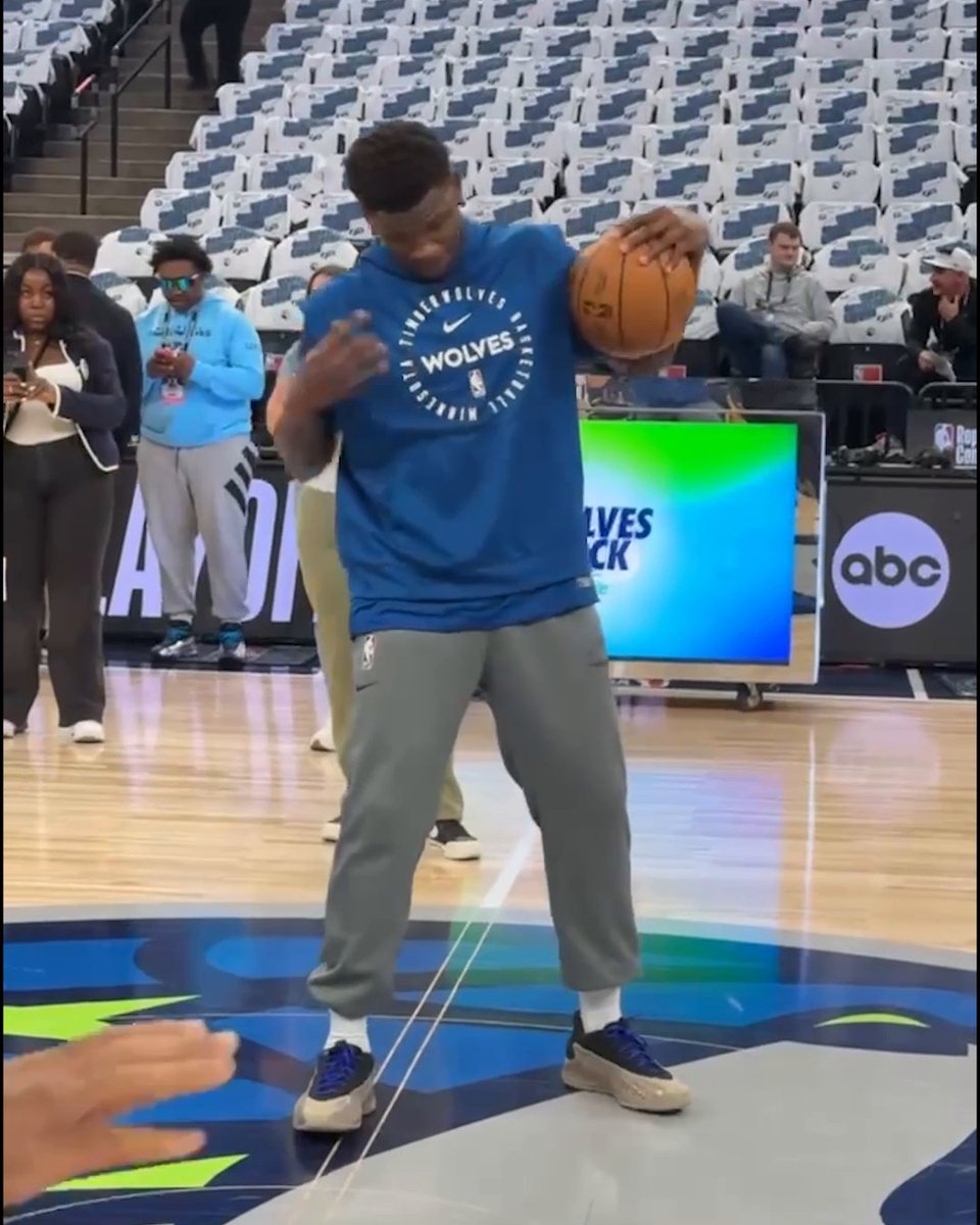 Ant is feelin' good before Game 4 🗣️ 📺 8:30 PM ET on ESPN