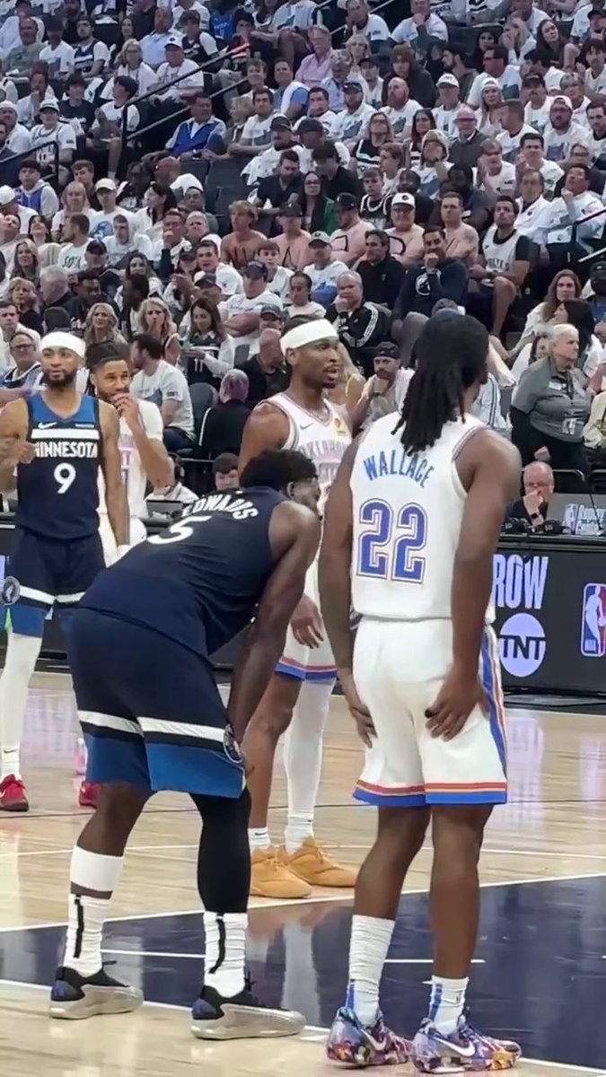 Wolves fans are chanting "free throw merchant" at SGA 😅