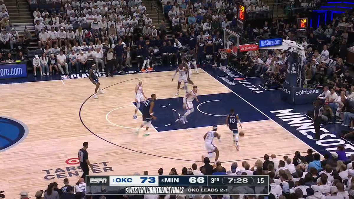 JADEN MCDANIELS ALL OUT EFFORT FOR THE BLOCK 😤