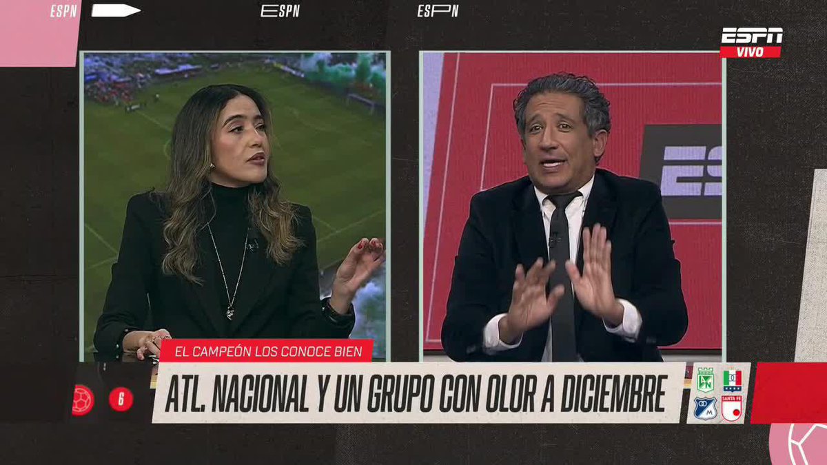 #ESPNEquipoFColombia "Es irrespetuoso creer que Ind. Santa Fe puede ser comodín de Atl. Nacional en detrimento de Millonarios" Sarah Castro Lizarazo Analiza el rendimiento de Ind. Santa Fe frente a Millonarios y Atl. Nacional. ▶️ No te pierdas EQUIPO F por #DisneyPlus