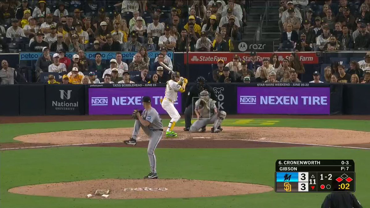 The San Diego Padres walk it off in wild fashion in the 11th inning!