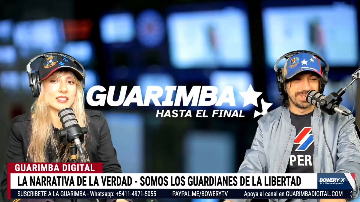 Maria Corina Machado este miércoles 28 EN VIVO con nosotros y para toda la #LegionGuarimba. Mirá cómo lo anunciamos. María Corina Machado CHACO Guarimba Digital - by Bowery #HastaElFinal