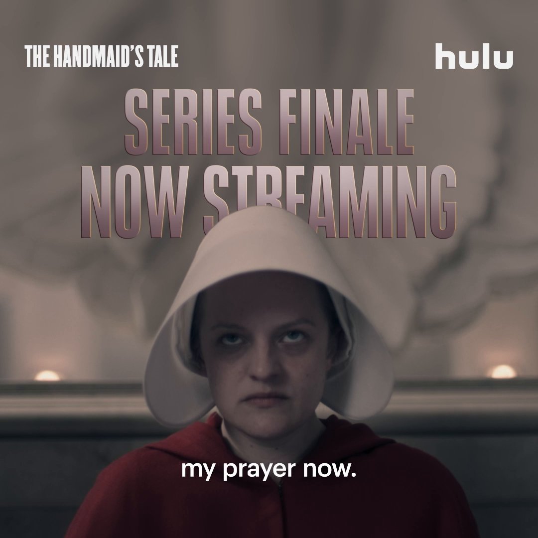 Every act of resistance has led to this. The series finale of #TheHandmaidsTale is now streaming on Hulu and with #HuluOnDisneyPlus.