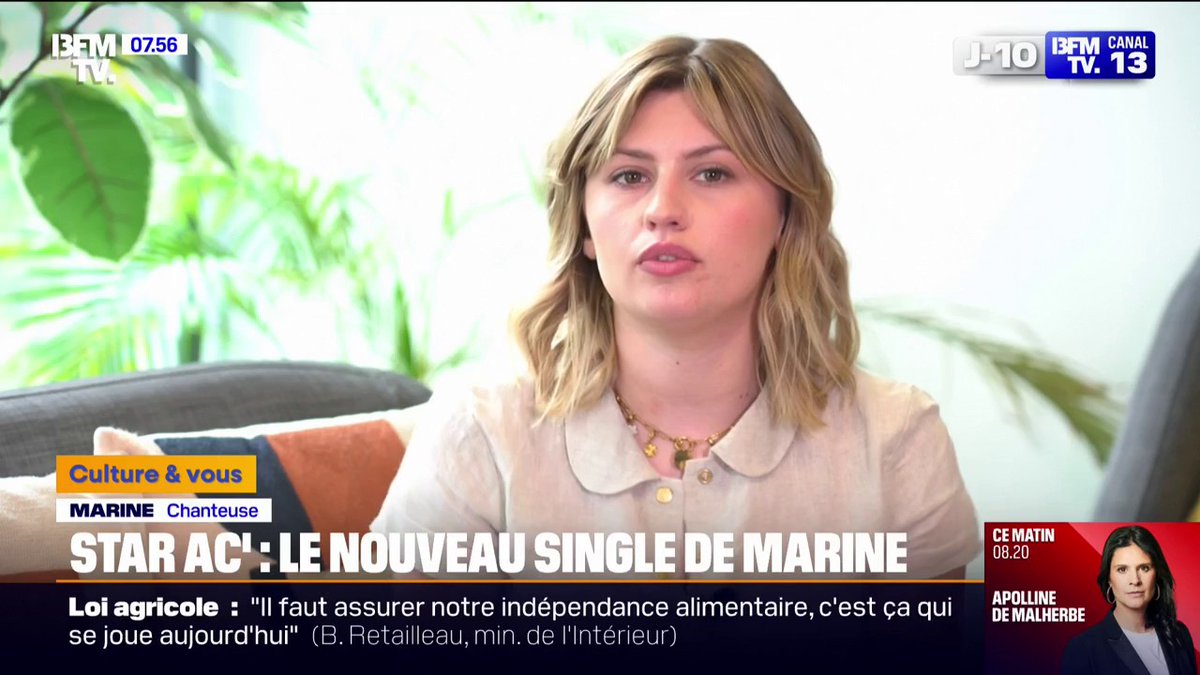 💬 "Quand je suis derrière le piano, il y a vraiment quelque chose de différent qui se passe" À l'occasion de la sortie de son single "Cœur Maladroit", la gagnante de la Star Academy, Marine, se confie à BFMTV par Lo de Susbielle