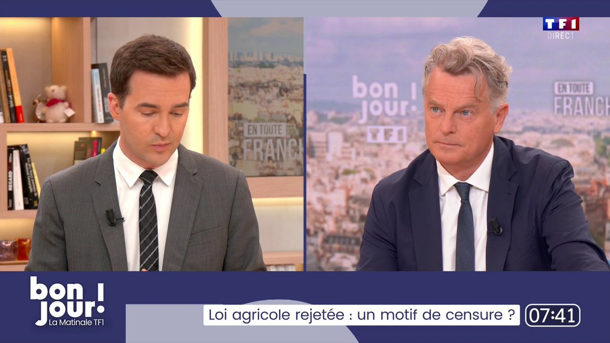 "Les agriculteurs sont en attente de mesures fortes, permettant de protéger leur travail, leur permettant de vivre, or je regrette que du côté des Écologistes et de LFI, on ait fait le choix de durcir leurs conditions de travail, les normes" : Fabien Roussel