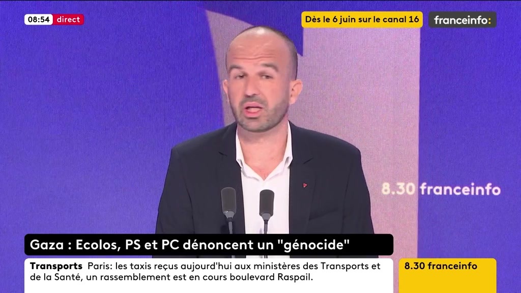 🔴➡️ "Cela fait des mois que LFI alerte sur le génocide en cours à Gaza, cela nous a valu des accusations ignobles, des calomnies, des menaces, des intimidations. Ce n'est pas un bonheur pour moi mais aujourd'hui, les faits nous donnent raison", dit Manuel Bompard.
