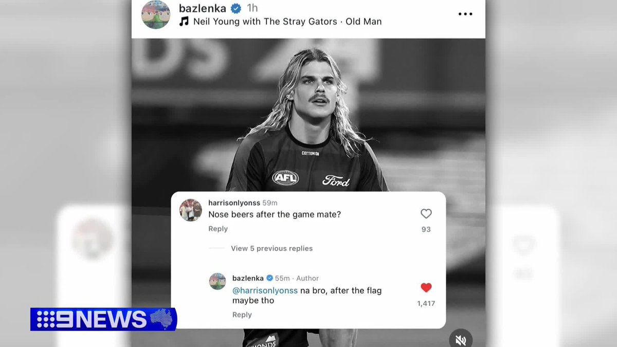 A disappointed Andrew Dillon has urged Bailey Smith to be better, after the Cats star posted an eyebrow raising comment about drug use on social media. Tom Morris #9News