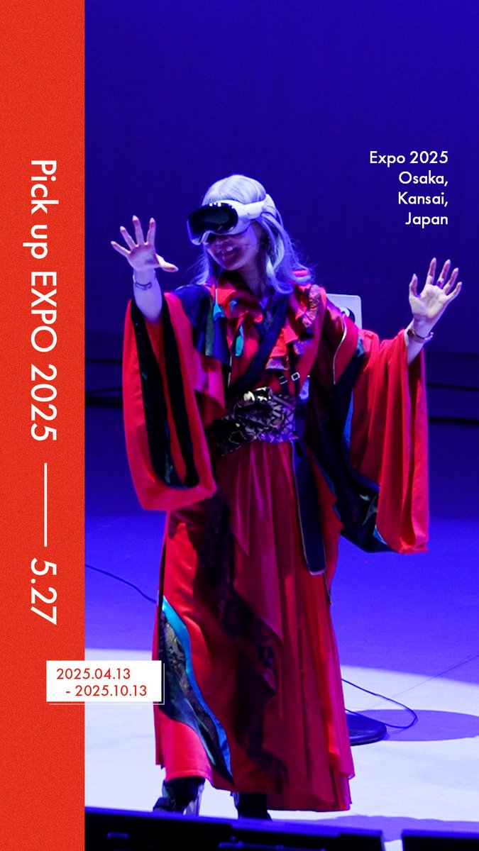 ◤Pick up #EXPO2025 -05.27-◢ 今日の #大阪・関西万博 をご紹介📸✨ 📍メタバース(XR)/AIアワード EXPO ホール「シャインハット」で開催🎉 特別な瞬間をみなさんと共有できました💫 #きたぞ万博 #HelloEXPO2025