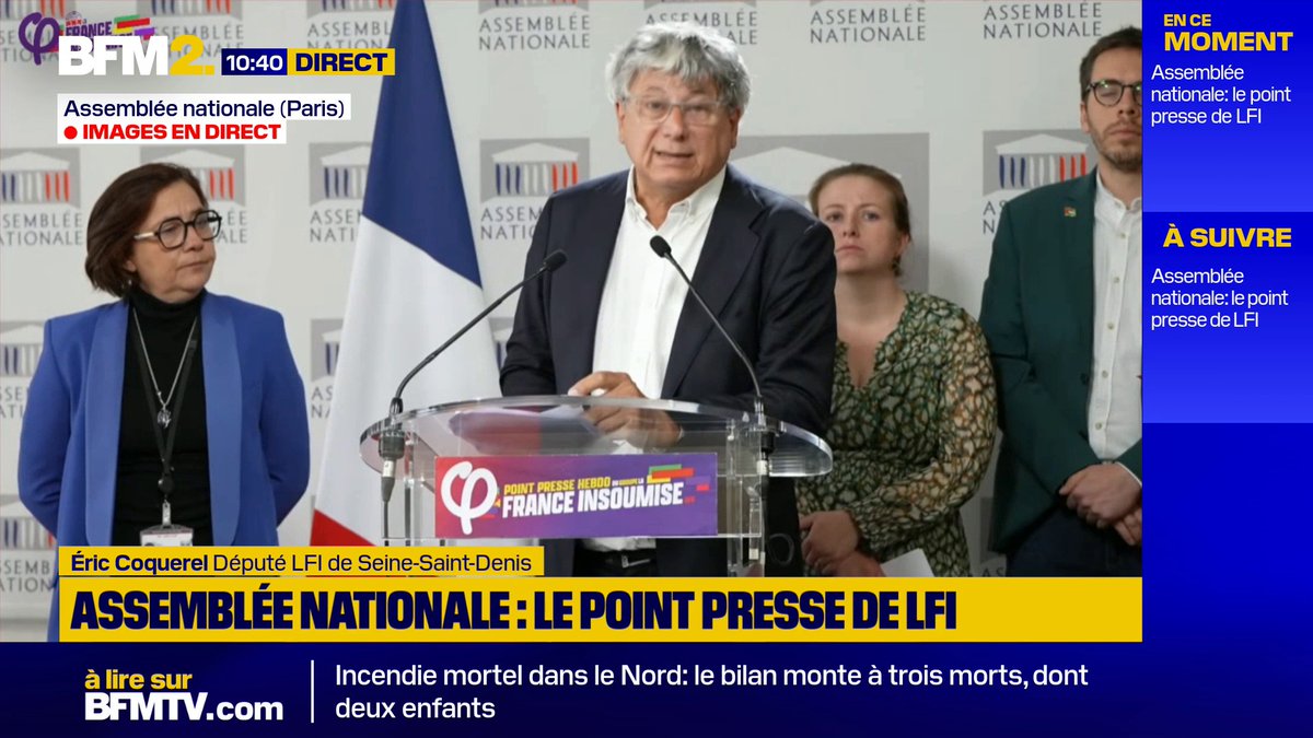Éric Coquerel (LFI) : "Tout ça est absolument lunaire. (...) cette histoire de TVA sociale est à bannir absolument" #BFM2