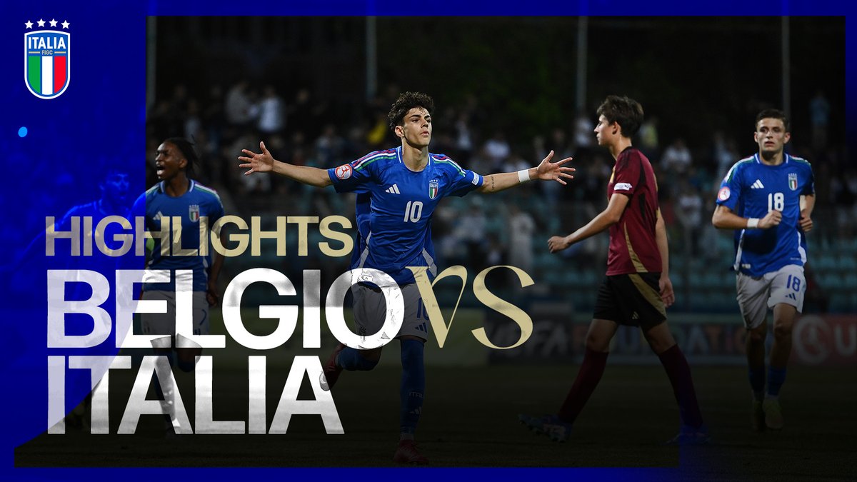🎦 Gli highlights di Belgio-Italia 1-2 🙌🇮🇹 #U17EURO #Under17 #Azzurrini #VivoAzzurro