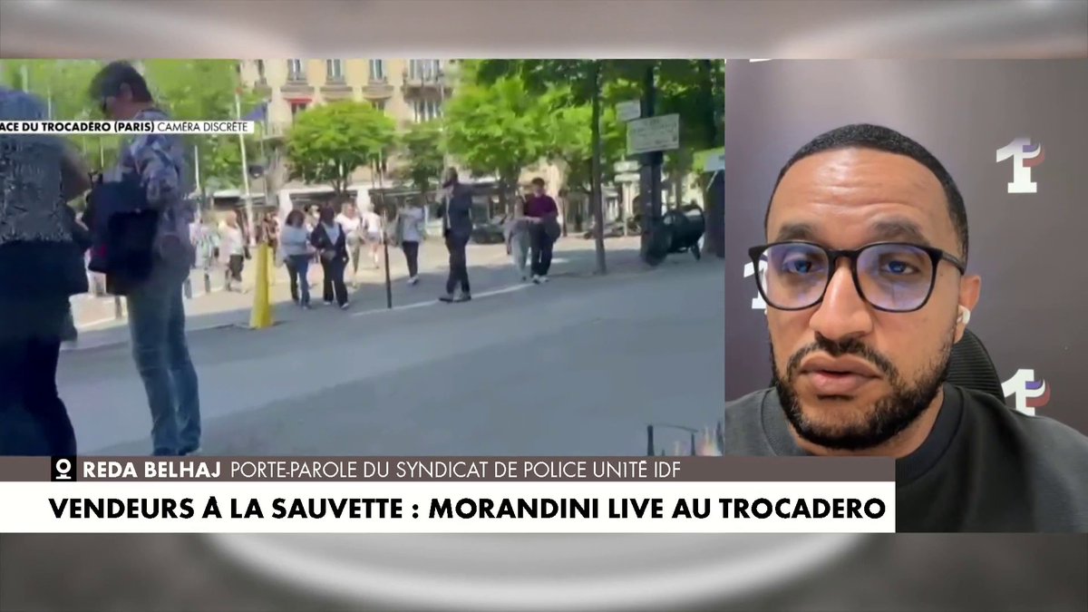 C’est un spectacle récurrent à Paris, où les vendeurs à la sauvette se pressent autour des touristes, le porte-parole du syndicat de police Unité IDF revient sur le phénomène : «Il suffit que vous en interpelliez un pour que les autres vous sautent dessus», dans #MorandiniLive