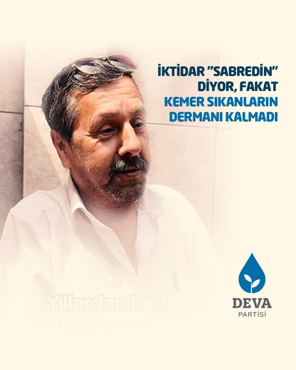 İktidar "Sabredin" diyor, fakat kemer sıkanların dermanı kalmadı. Sabredip dişini sıkanların ağzında diş kalmadı.