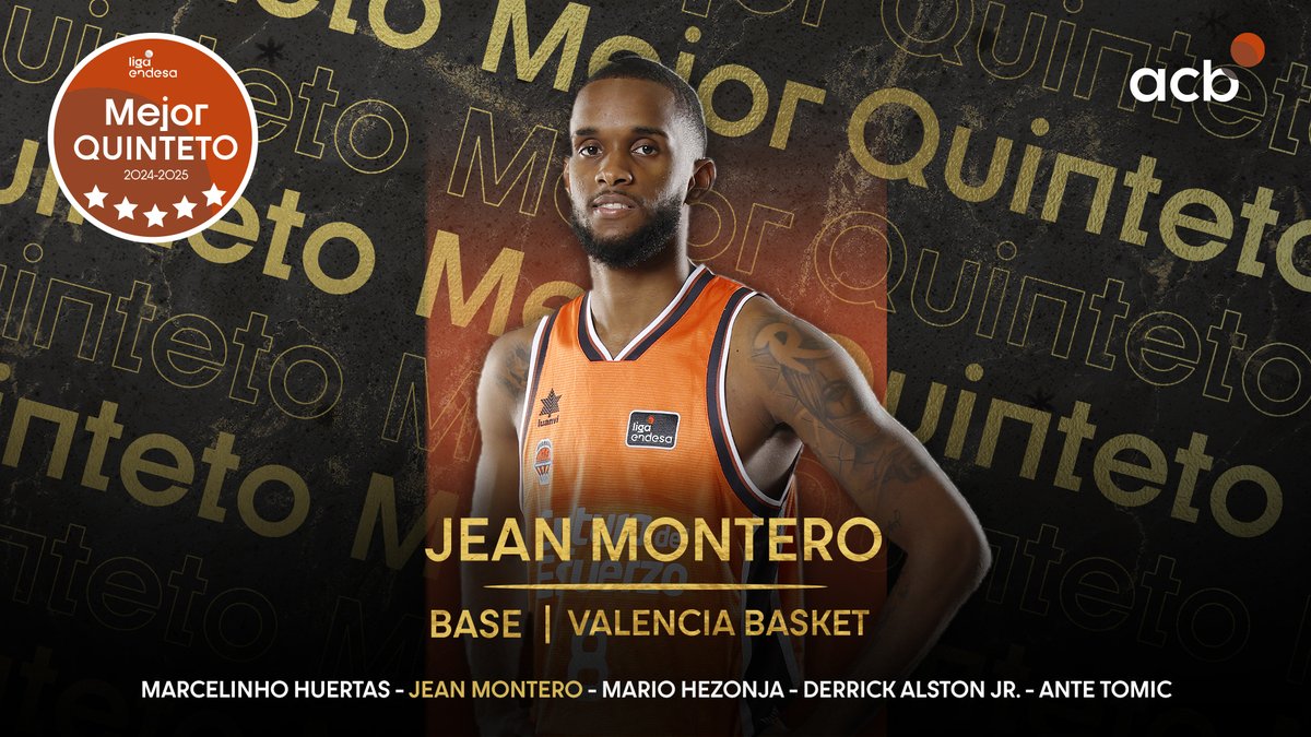 🇩🇴 El niño de Villa Juana, el problema, el Mejor Joven de la temporada y... JEAN MONTERO, miembro del MEJOR QUINTETO de la #LigaEndesa 2024-25. #LigaEndesa | Jean Montero | Valencia Basket Club
