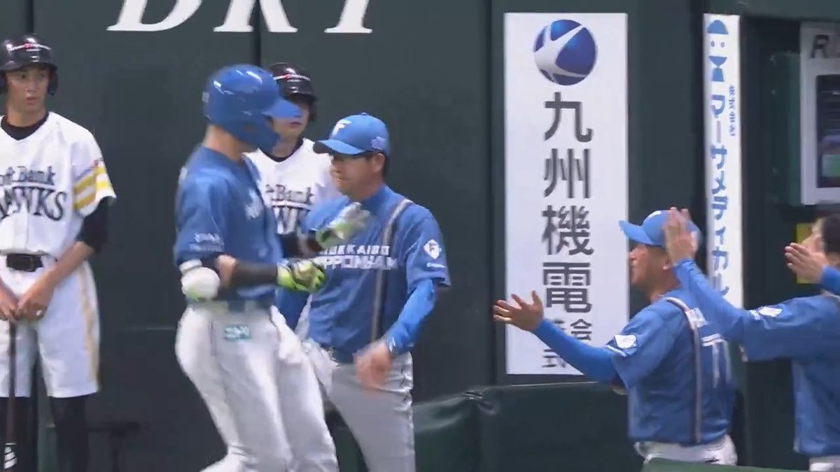 打った瞬間‼️ 均衡を破る一発💪 北海道日本ハム #清宮幸太郎 選手の第4号先制ソロホームラン🌈 #lovefighters 👇ライブ配信はこちら