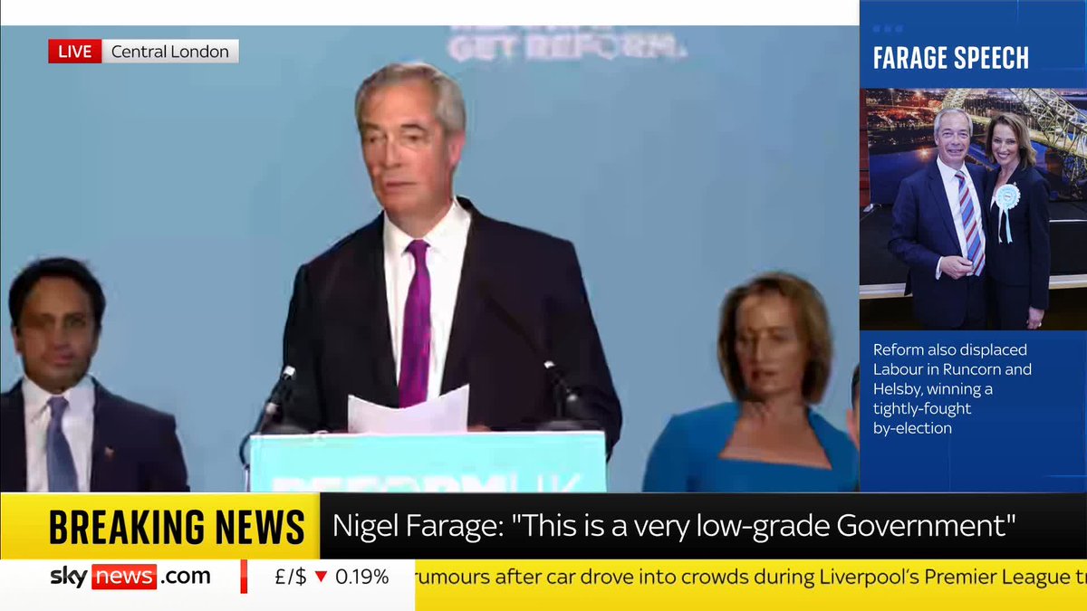 Leader of Reform UK Nigel Farage says that if his party wins the next general election they will scrap Net Zero and the 'DEI agenda'. 📺 Sky 501, Virgin 602, Freeview 233 and YouTube