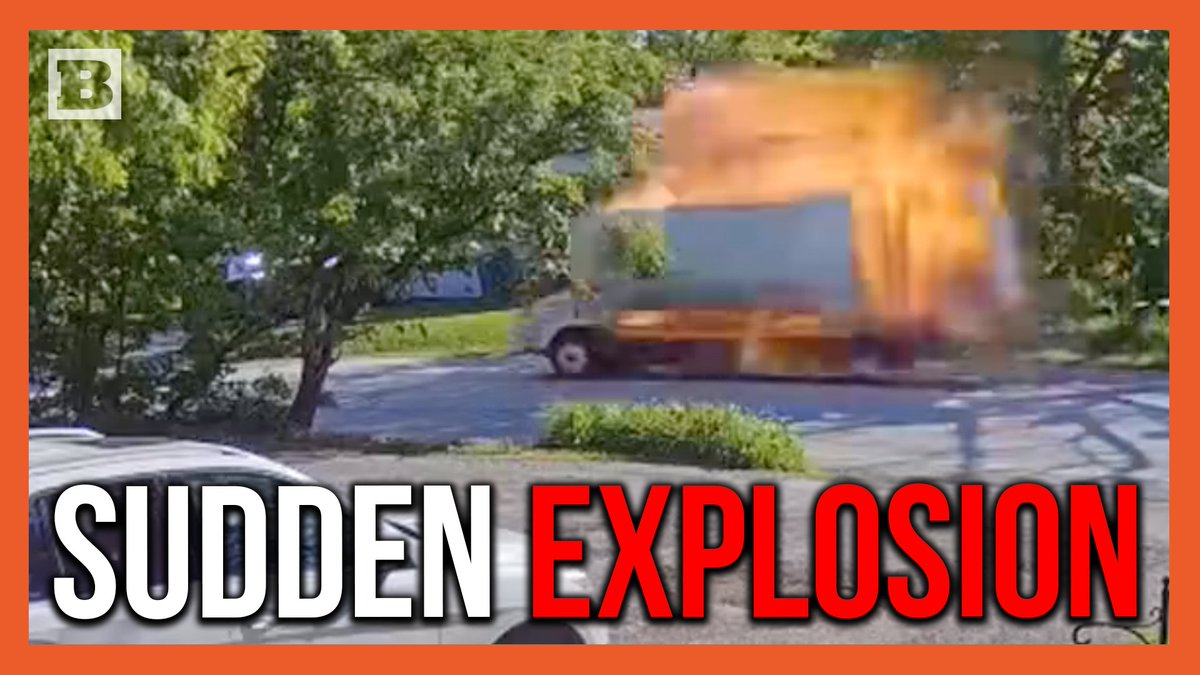 A security camera from a house captured shocking footage of a truck suddenly exploding right in the middle of a neighborhood in Addison, IL, miraculously only causing minor injuries to the driver. Investigators believe the explosion was due to a leaking propane tank.