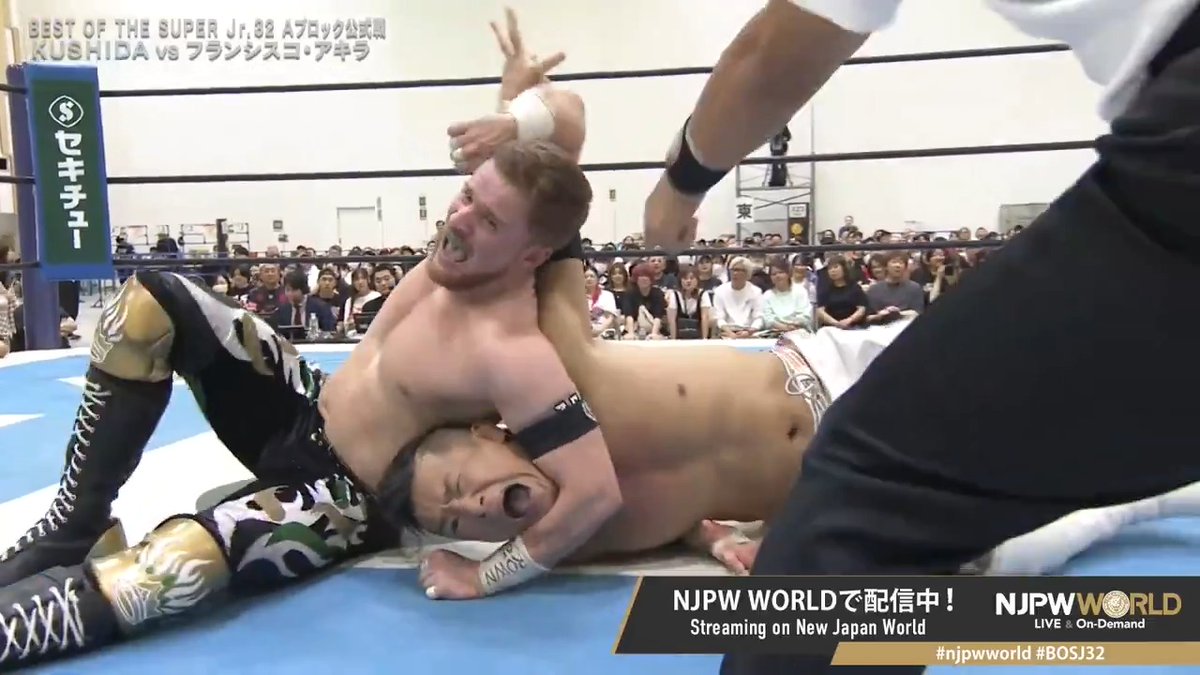 .AKIRA (フランシスコ・アキラ) "Ground Tarantula" Sign up Now &amp; Stay tuned to #NJPW #njpwworld #BOSJ32