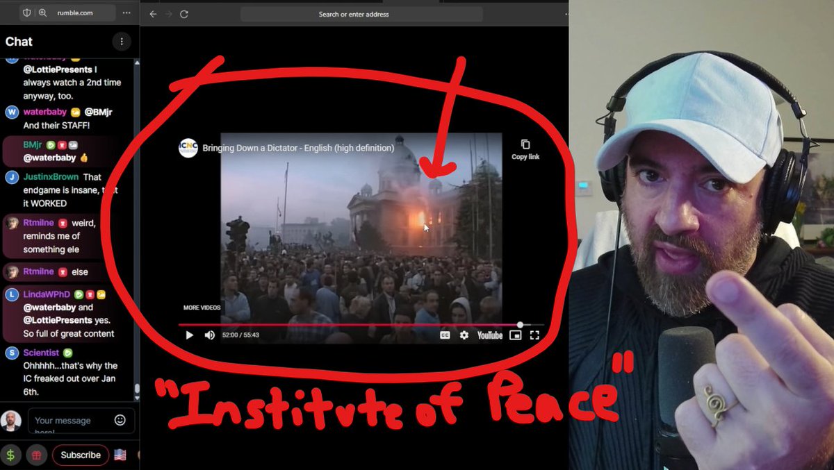 Declassifying this week’s lecture stream on the US Institute of Peace for my monthly X subscribers because I think the material here is nonstop extremely important info. Censorship Industry Annotated #85: The US Institute Of Peace (1:46): Drugs, Riots, Banks & The CIA (19:30): USIP In Overthrow Of Yugoslavia (51:00): USIP Staff Self-Dealing With Ops (1:24:30): USIP White Papers On How To Foment Regime Change, Rent-a-Riots & Color Revolutions