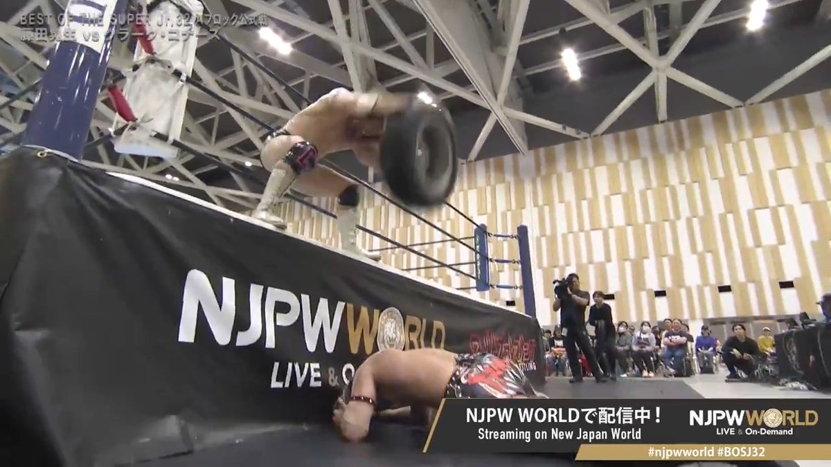 .Clark Connors "WHEEL-SAN Attack🛞" Sign up Now &amp; Stay tuned to #NJPW #njpwworld #BOSJ32