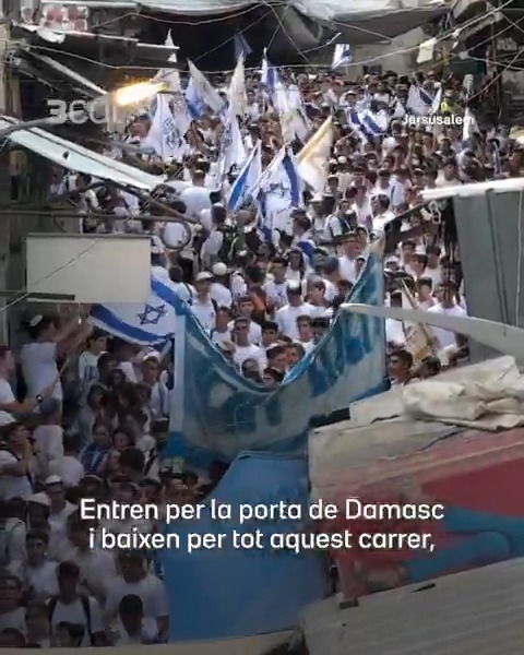Cada any, el Dia de Jerusalem, colons israelians i extremistes jueus envaeixen la ciutat vella de Jerusalem. Així és com ho ha viscut Jordi Brescó, enviat especial de 3Cat a la capital israeliana