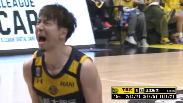 やっぱりモッテる #比江島慎 ✨ 試合最終盤でみせた意地のコーナースリー👌 #宇都宮ブレックス 🆚 #琉球ゴールデンキングス 🏀#りそなグループ B.LEAGUE FINALS 2024-25|GAME3 ▶視聴はコチラ #バスケットLIVE ライブ配信中📡 #Bリーグ 宇都宮ブレックス / UTSUNOMIYA BREX