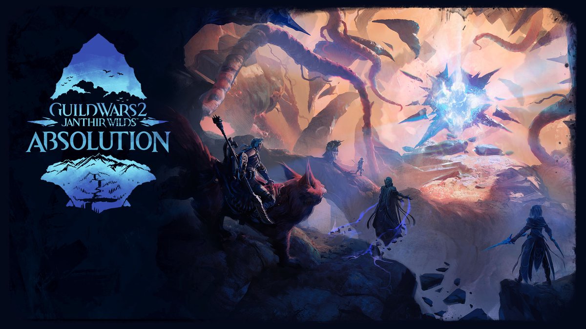 The final chapter of Janthir Wilds lands June 3! Dive into mursaat ruins, deadly secrets, and a looming rift that threatens Tyria! Peek at "Absolution" and more in our studio update blog from the #GuildWars2 team 💥