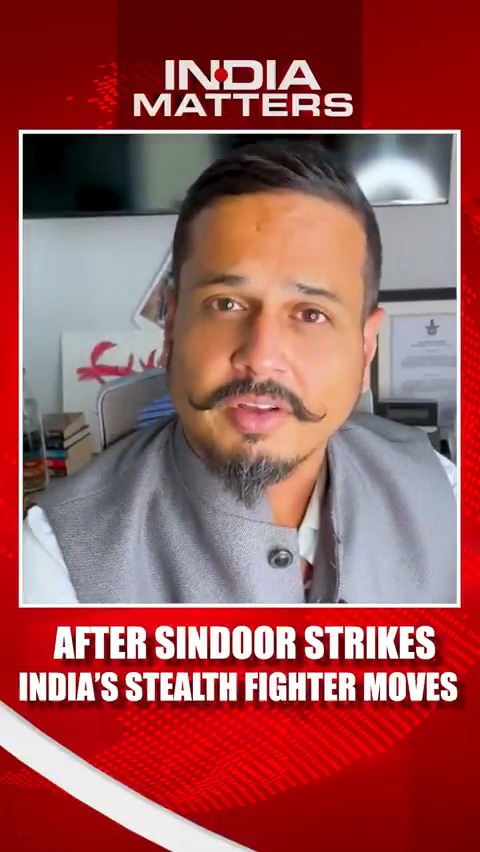 After #OperationSindoor strikes, India's stealth fighter moves Watch #IndiaMatters with Shiv Aroor, tonight at 7:57, only on NDTV 24X7
